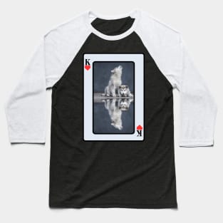 Malamutes King Of Hearts Baseball T-Shirt